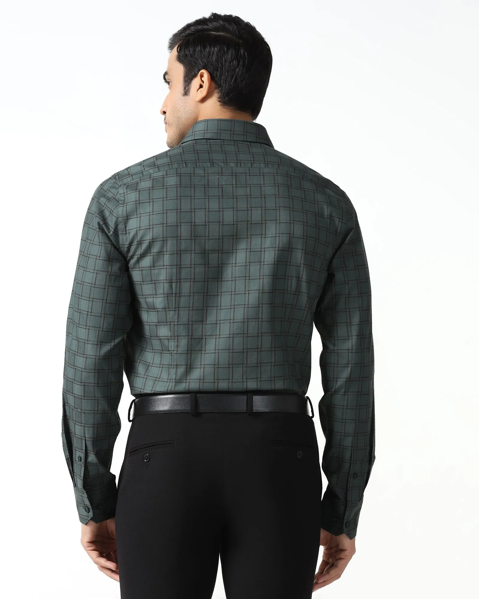 Olive Check Shirt - Ratio Sports Ready
