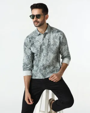 Grey Printed Shirt - Mose All day wearability