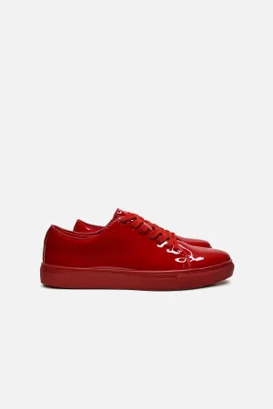 Travel Must Salvatore Patent Cupsole Sneakers