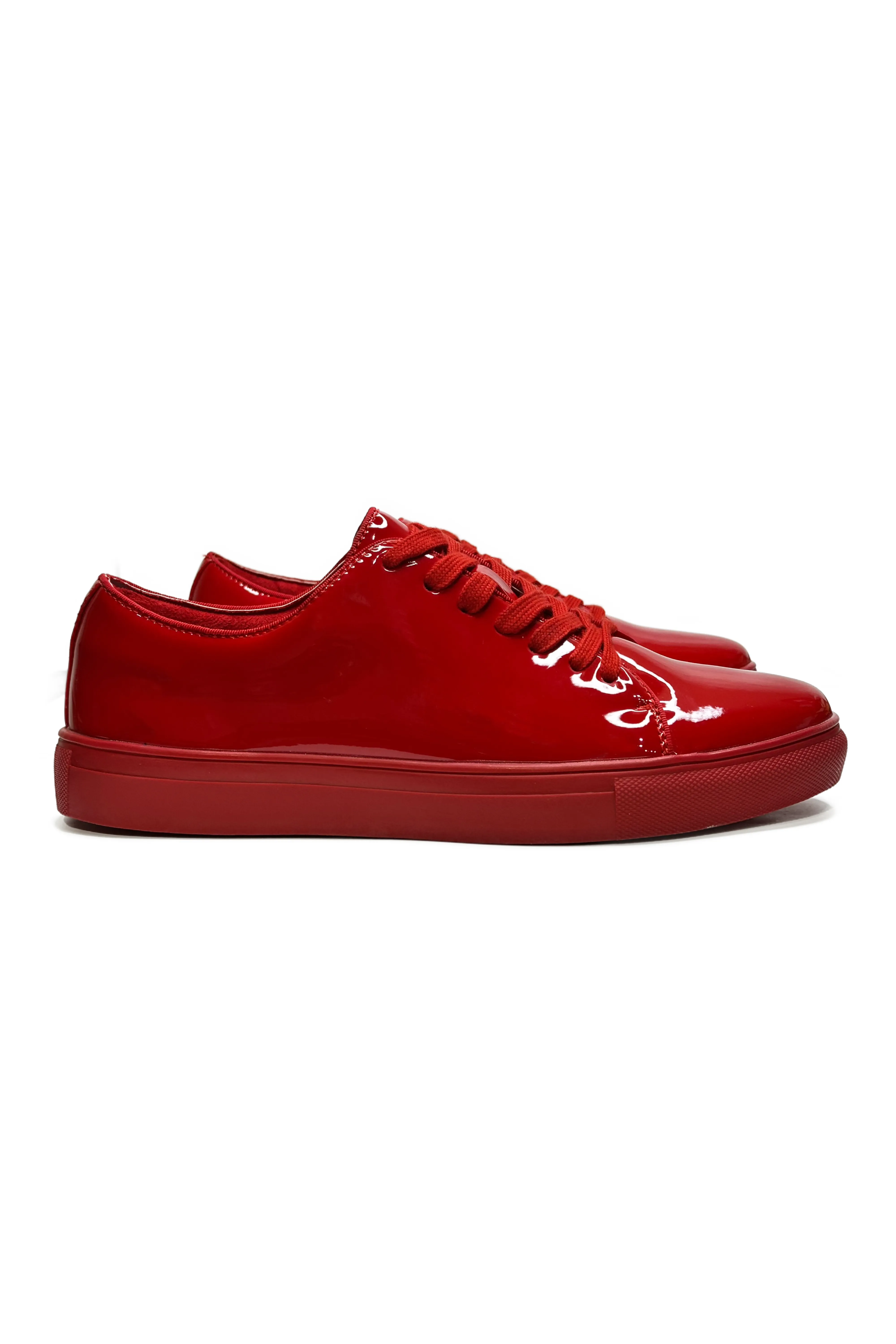 Short Step Sport Look Salvatore Patent Cupsole Sneakers