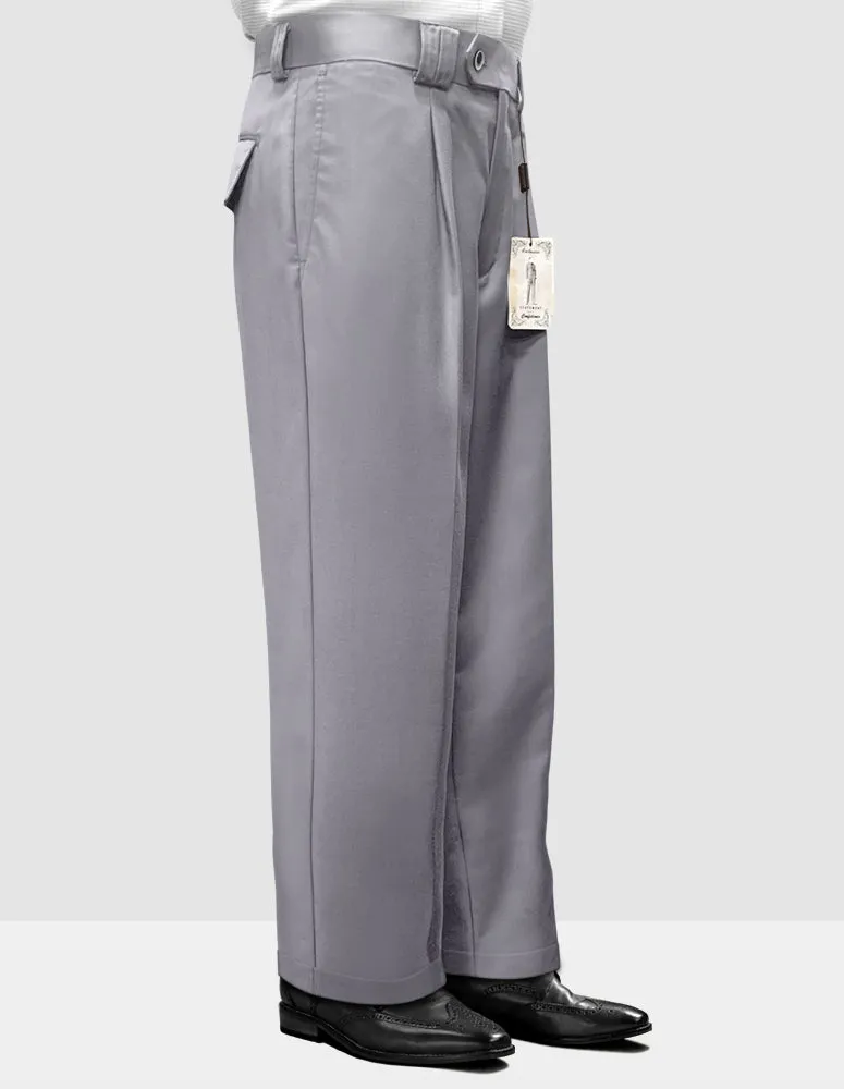 GREY WIDE LEG DRESS PANTS Versatile staple Ripstop Fabric Technology