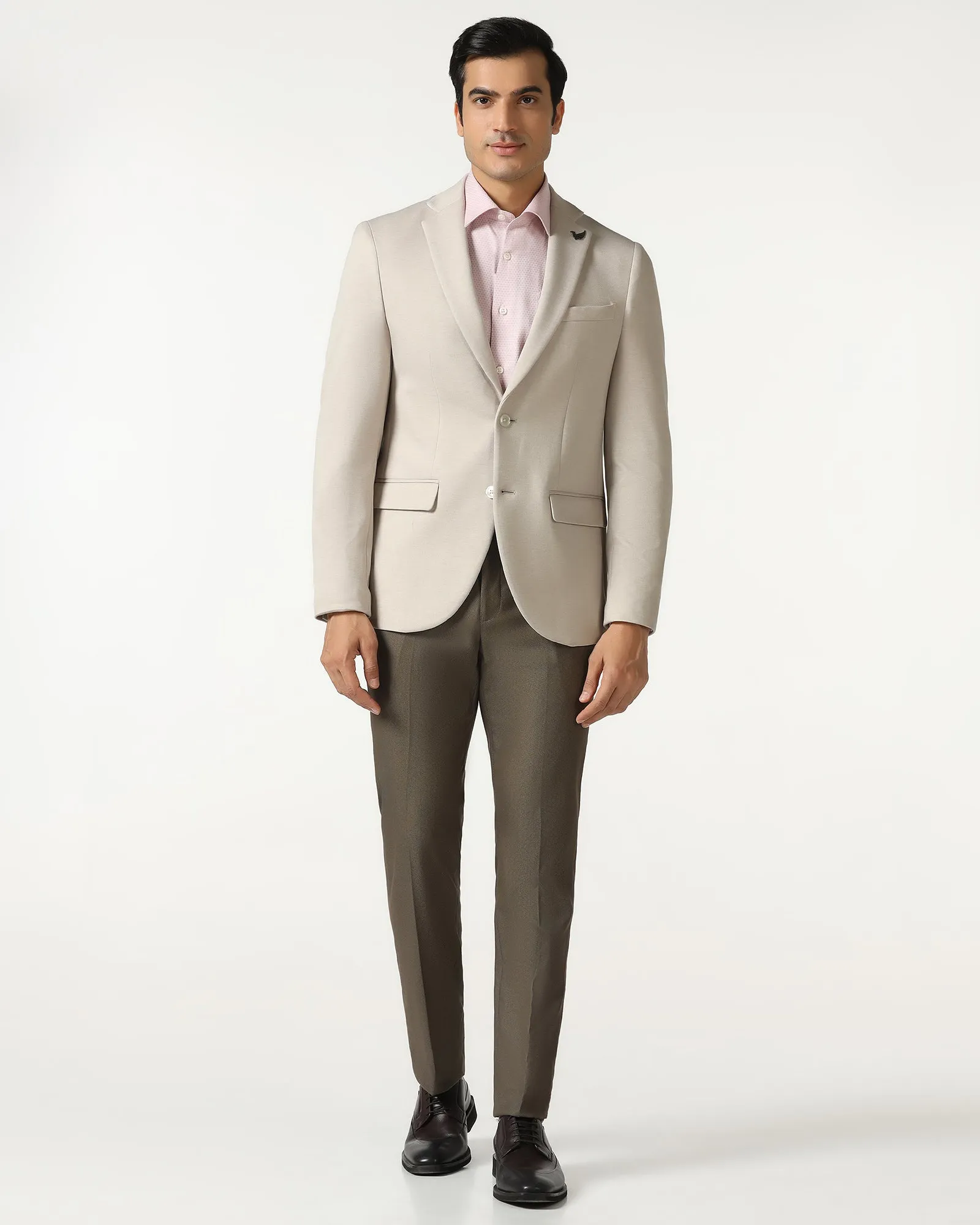 Beige Textured Blazer - Walker All Day Comfort Design UV Resistant Finish