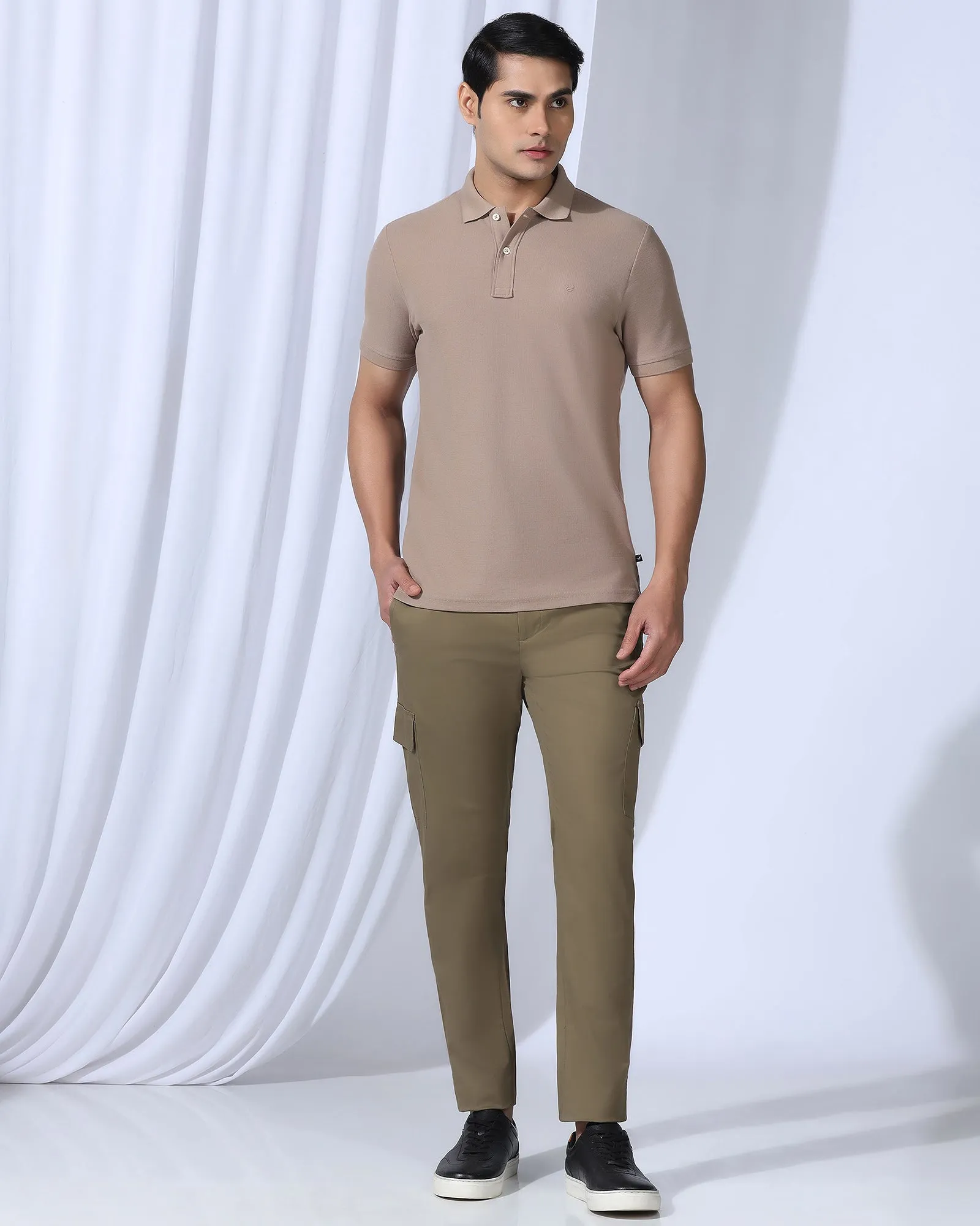 Everyday Flex All-Purpose Wear Sneaker Fit Casual Khaki Solid Khakis - Lite