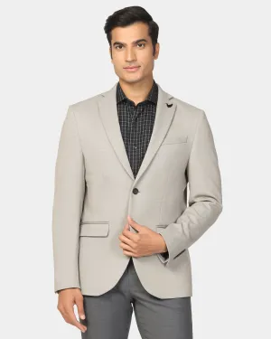 Formal Light Grey Textured Blazer - Dylan Heat Retention