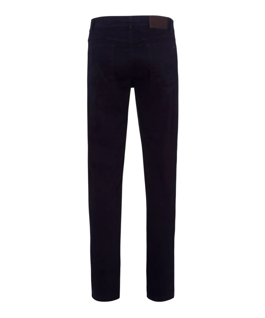 Brax Marathon 4-Seasons Pant in Perma Blue- Cooper 5 Pocket Model Perfectly Relaxed Ultra Soft Inner Layer