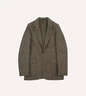 Universal Fit Framework Olive Herringbone Harris Tweed Games Blazer Mk. VII