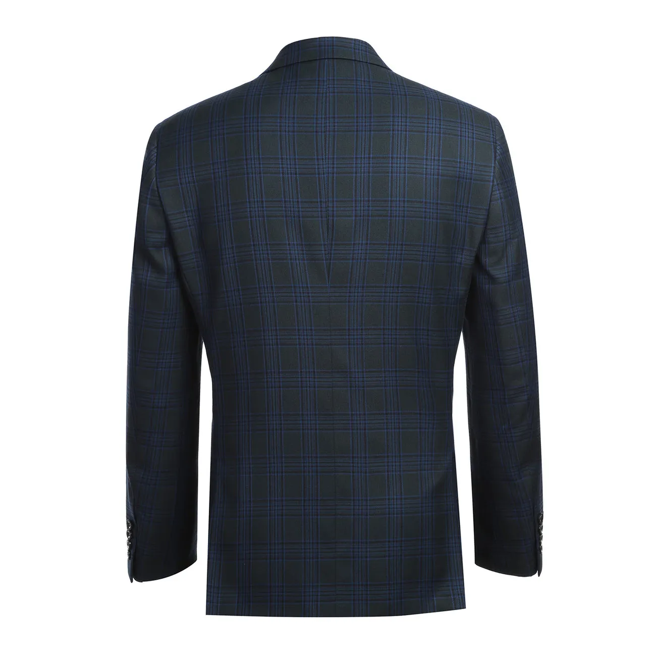 Alessandro Vitello by Renoir New Slim Fit Navy Blazer 294-23 LowProfileStitching Sport Fit