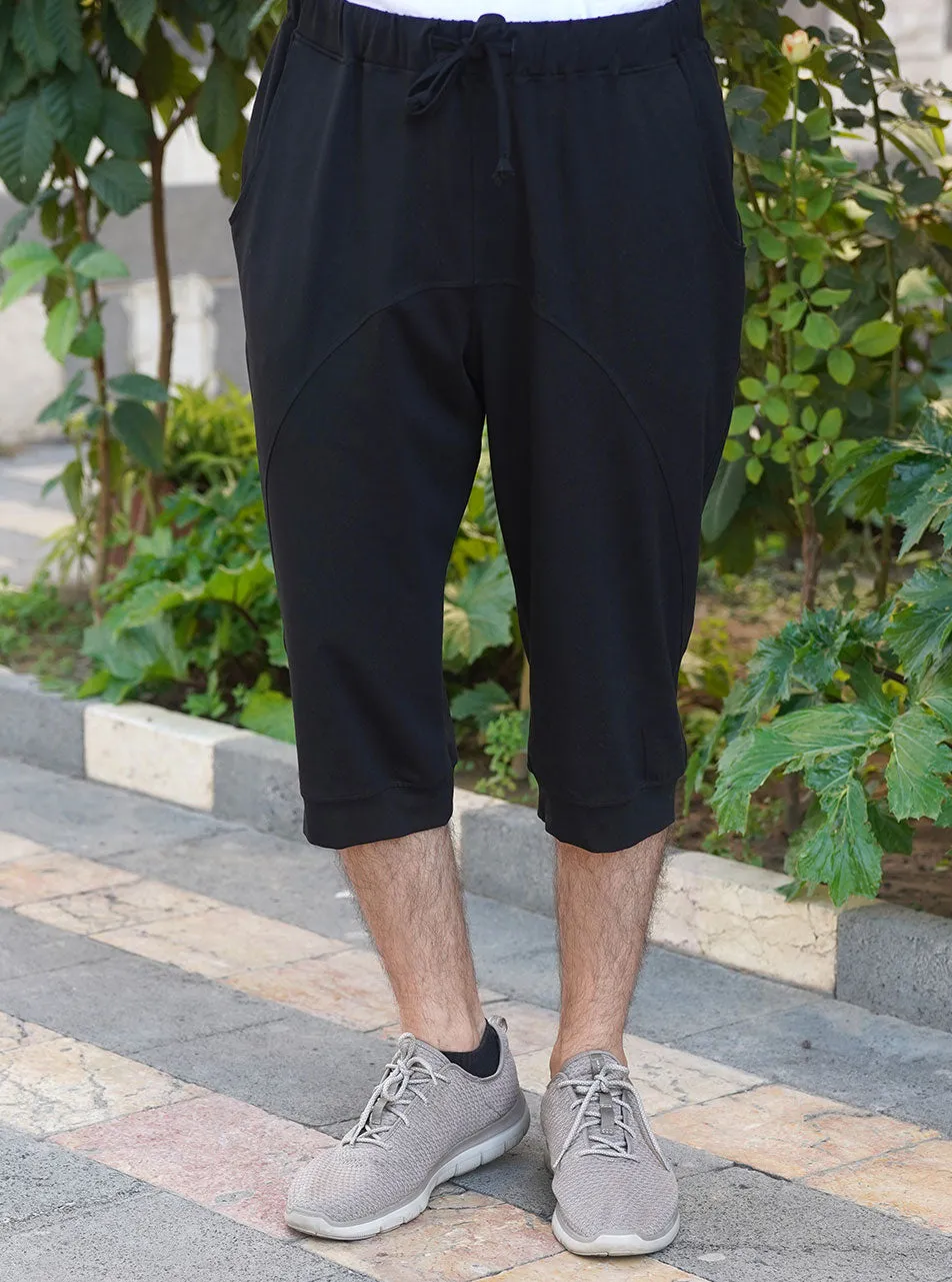 Jersey Three-Quarter Length Bottoms Quick drying material Essential Waist