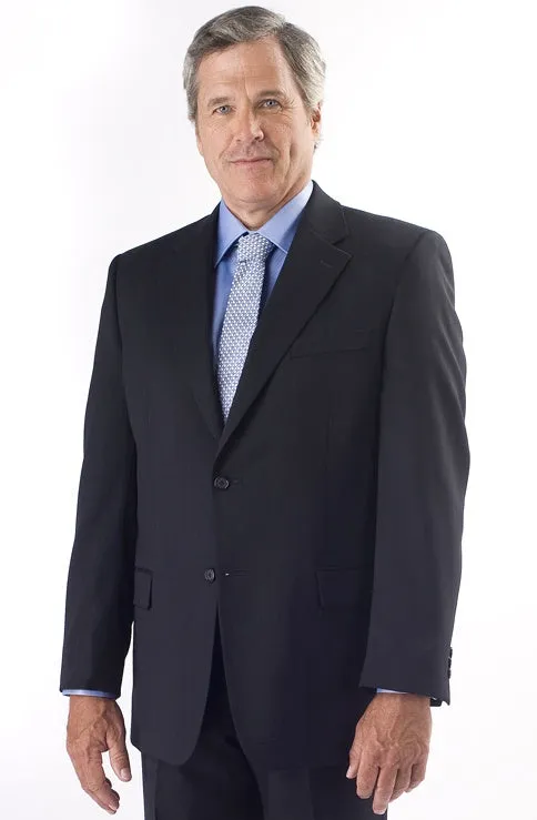 Hypoallergenic Interior Snag Free Surface Petrocelli Scott Coat in Navy Pinstripe