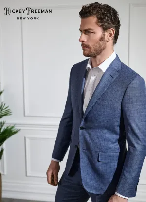 Softshell Construction New Cut Hickey Freeman Tasmanian Super 130s Suit: Addison in Navy