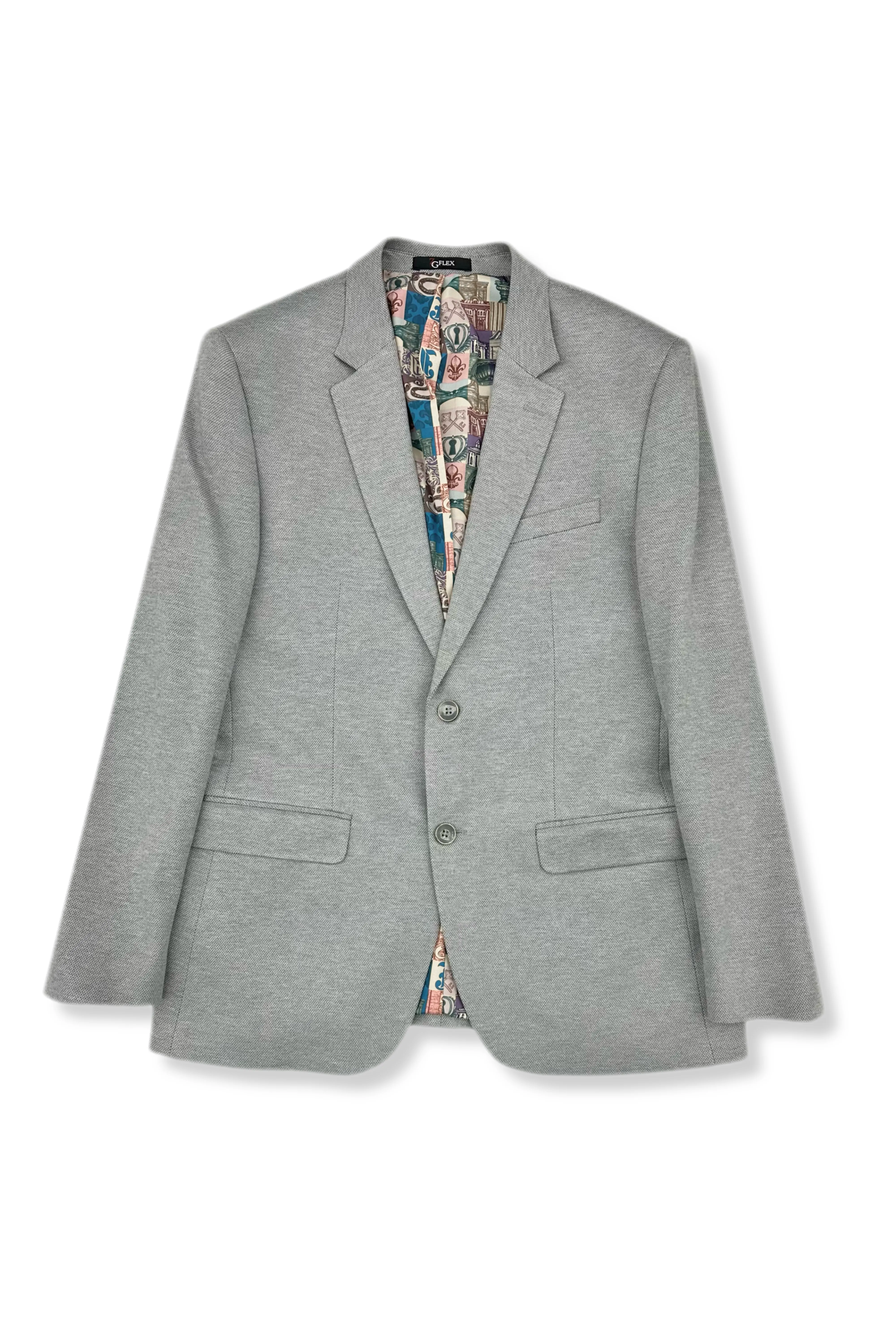 Marty Stretch Blazer Flexible Shoulder Panels Casual Classic