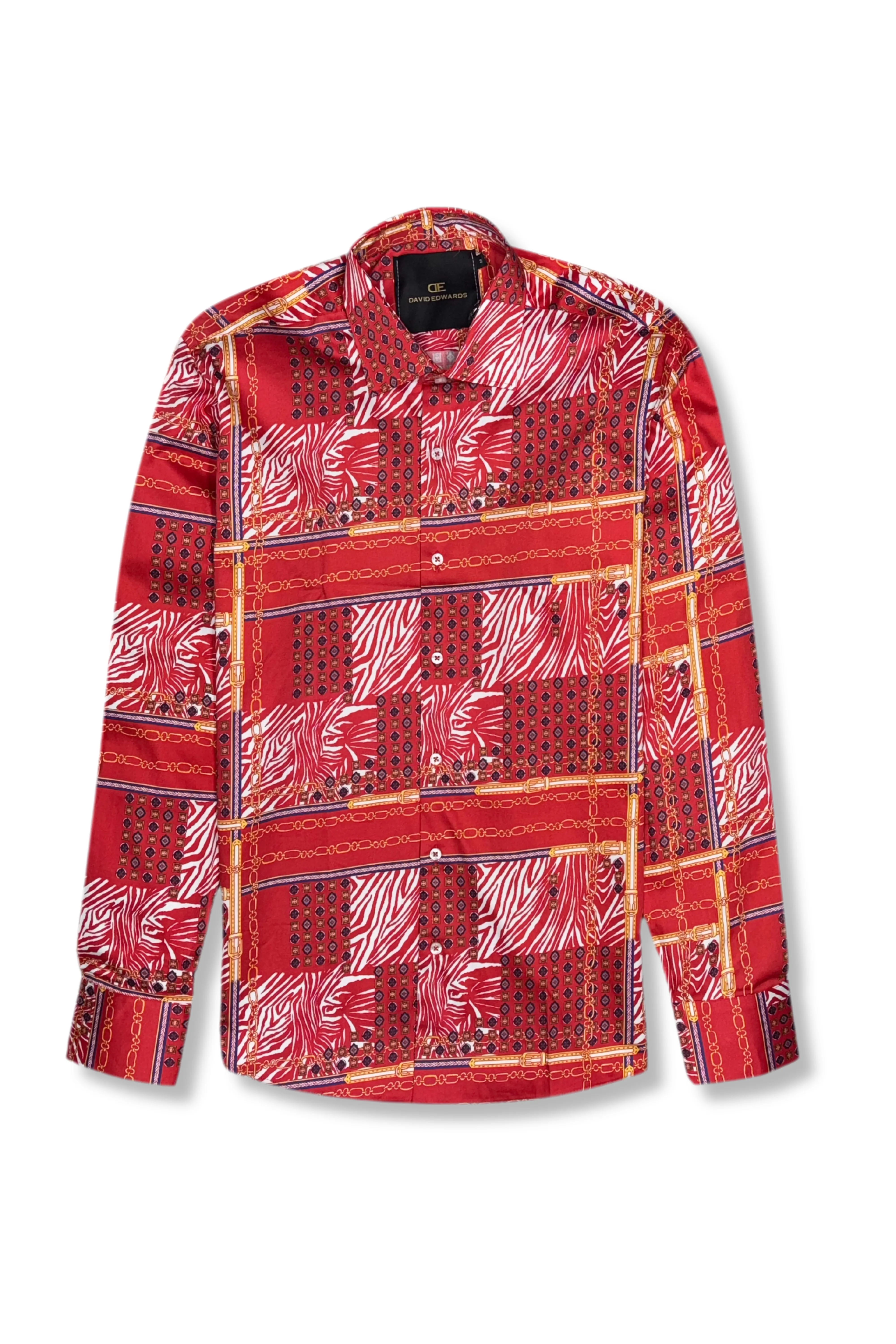 Light Core Wave Core Dass Long Sleeve Button Down Shirt