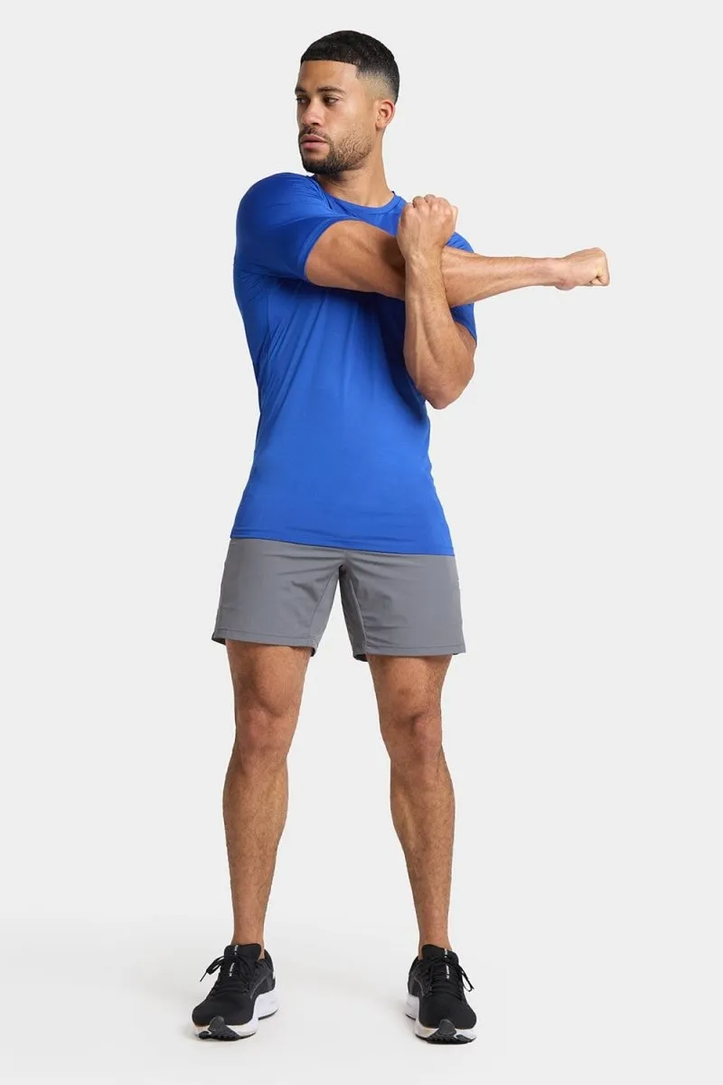 Moisture Wicking Fabric Training Top in Electric Blue