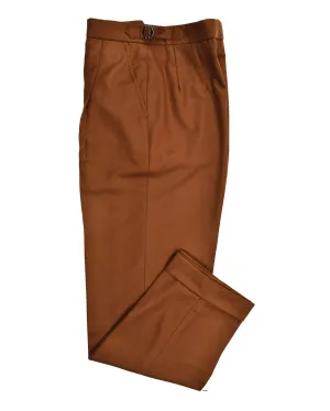 Minimal Edge VBC:100% Wool Brown Flannel