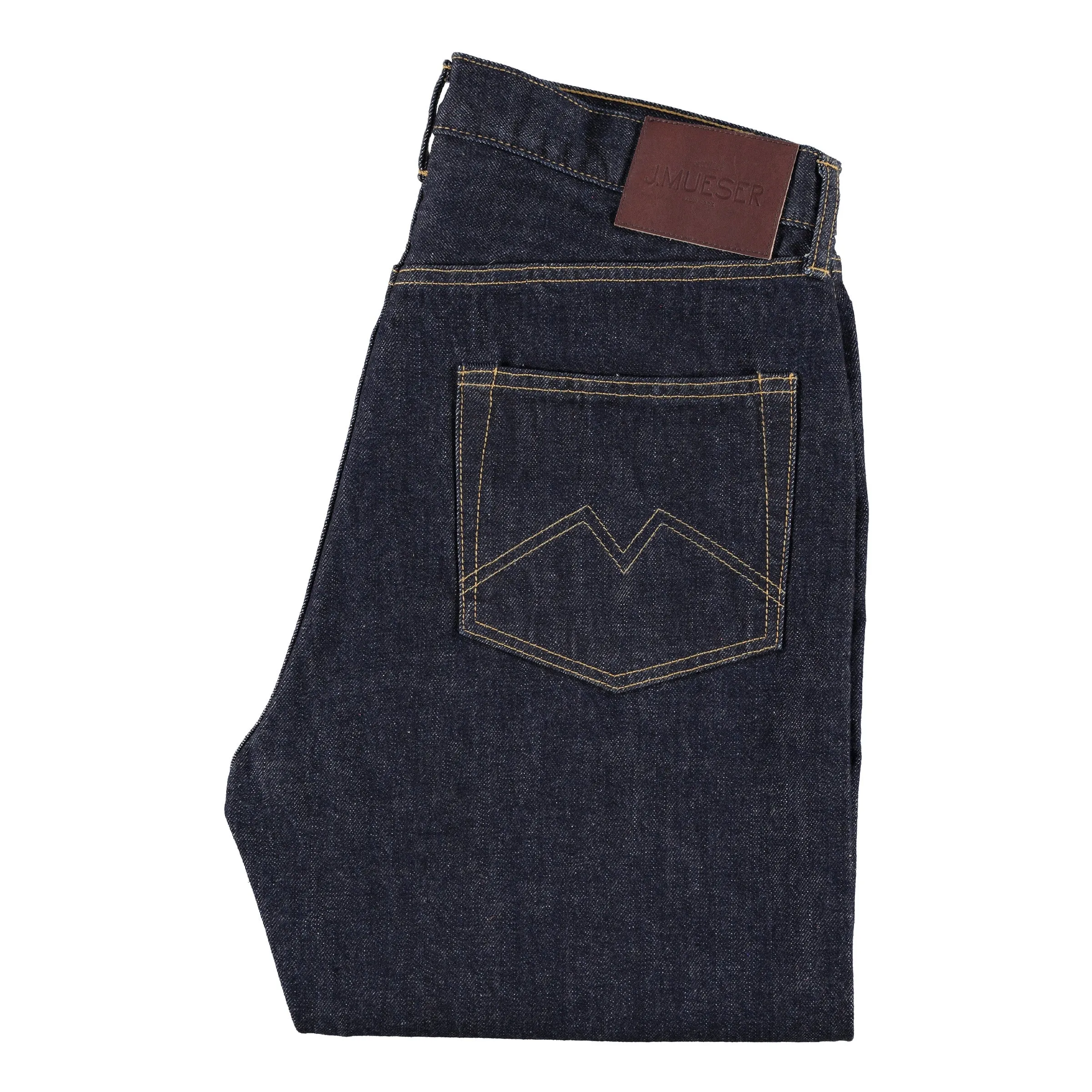 Abrasion Resistance Everyday Gym Ready Dark Wash Selvedge Denim