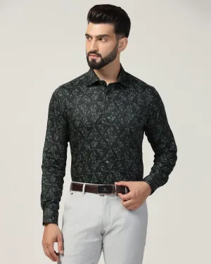 vacation wear Formal Green Printed Shirt - Burro