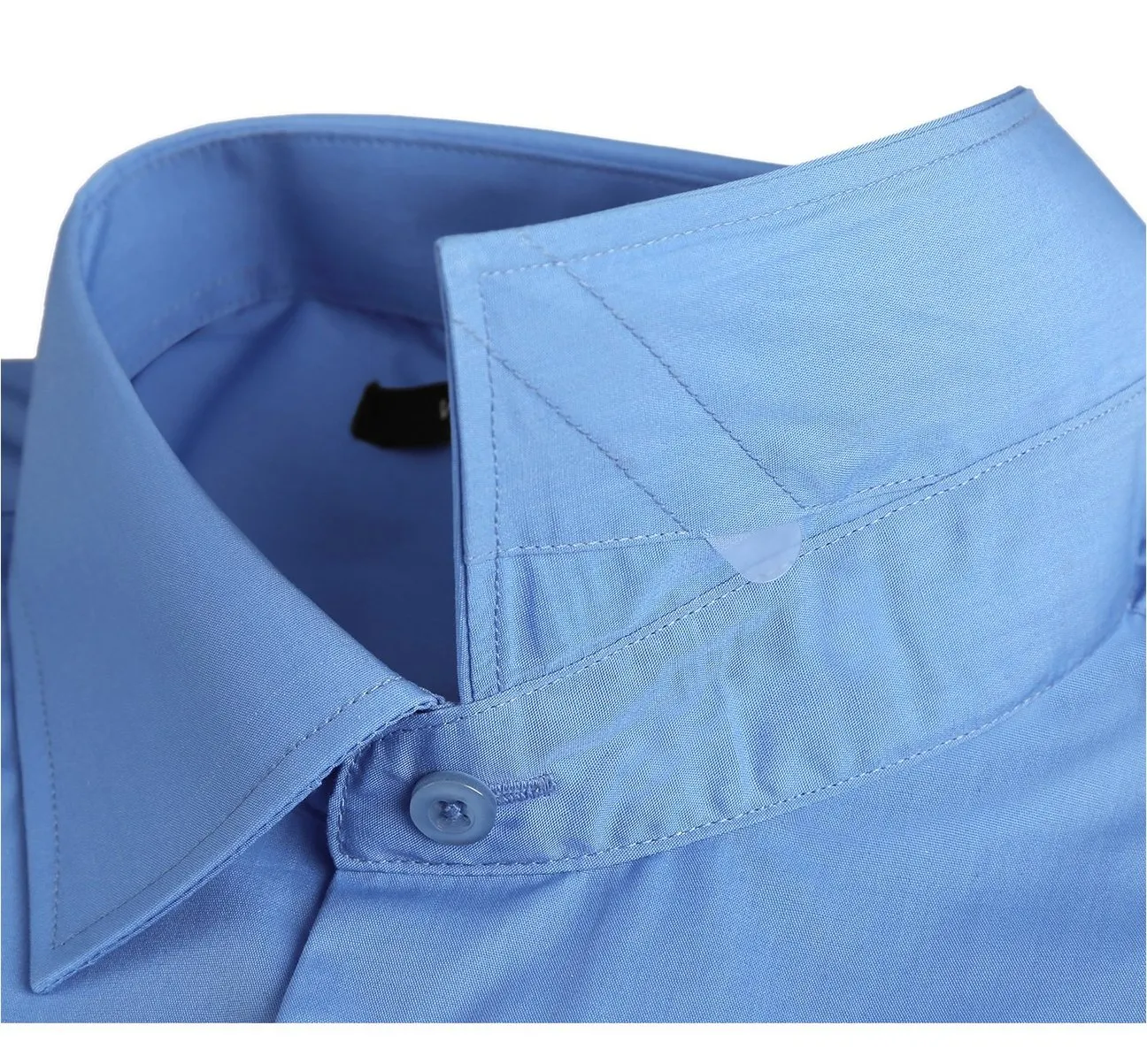 VERNO Light Blue Classic/Regular Fit Long Sleeve Spread Collar Dress Shirt TC627 Fall Foliage formal dinner