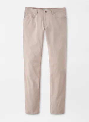 Adventure Ready Peter Millar EB66 Performance Five Pocket Pant in Khaki