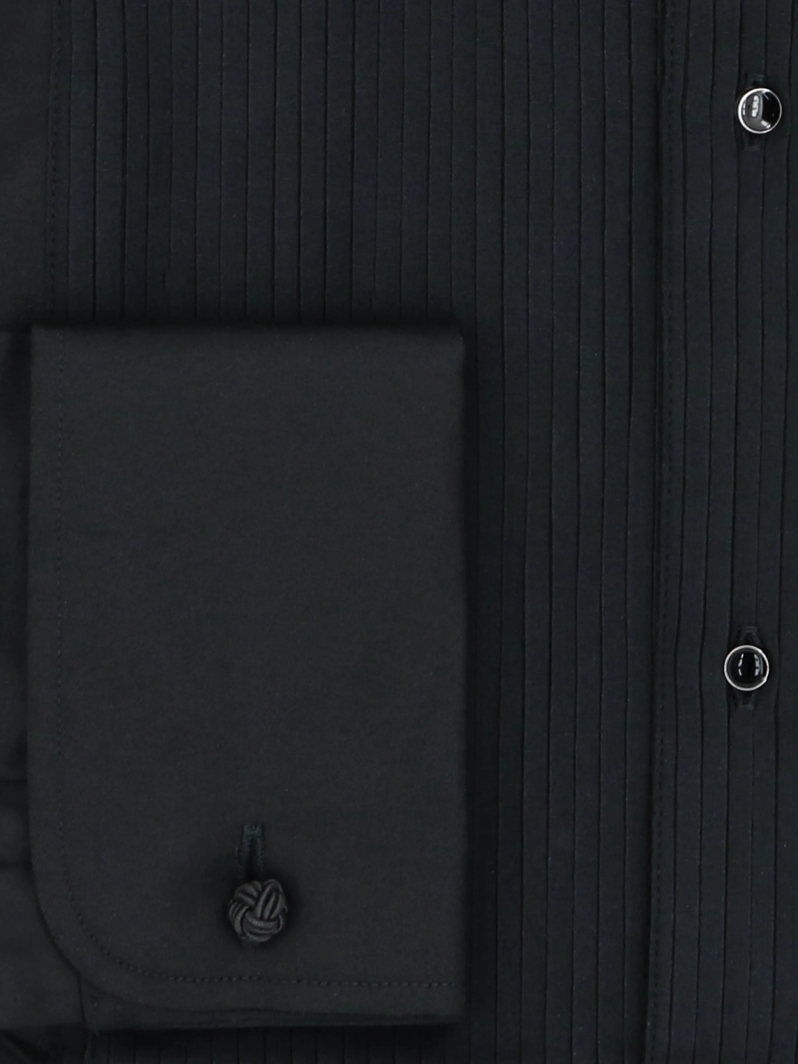 Frill 5WT Black Dinner Shirt birthday party Wrinkle Resistant Finish