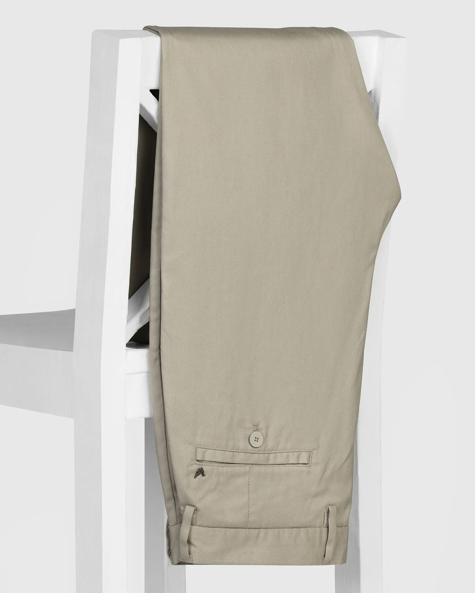 Temp Tech Sneaker Fit Casual Beige Textured Khakis - Blake Flexible Comfort Wear