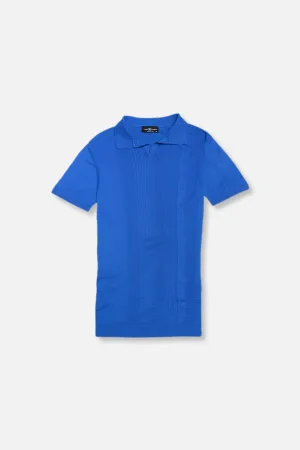 Club Attire Casual Elegance Drexler Knitted Polo Shirt