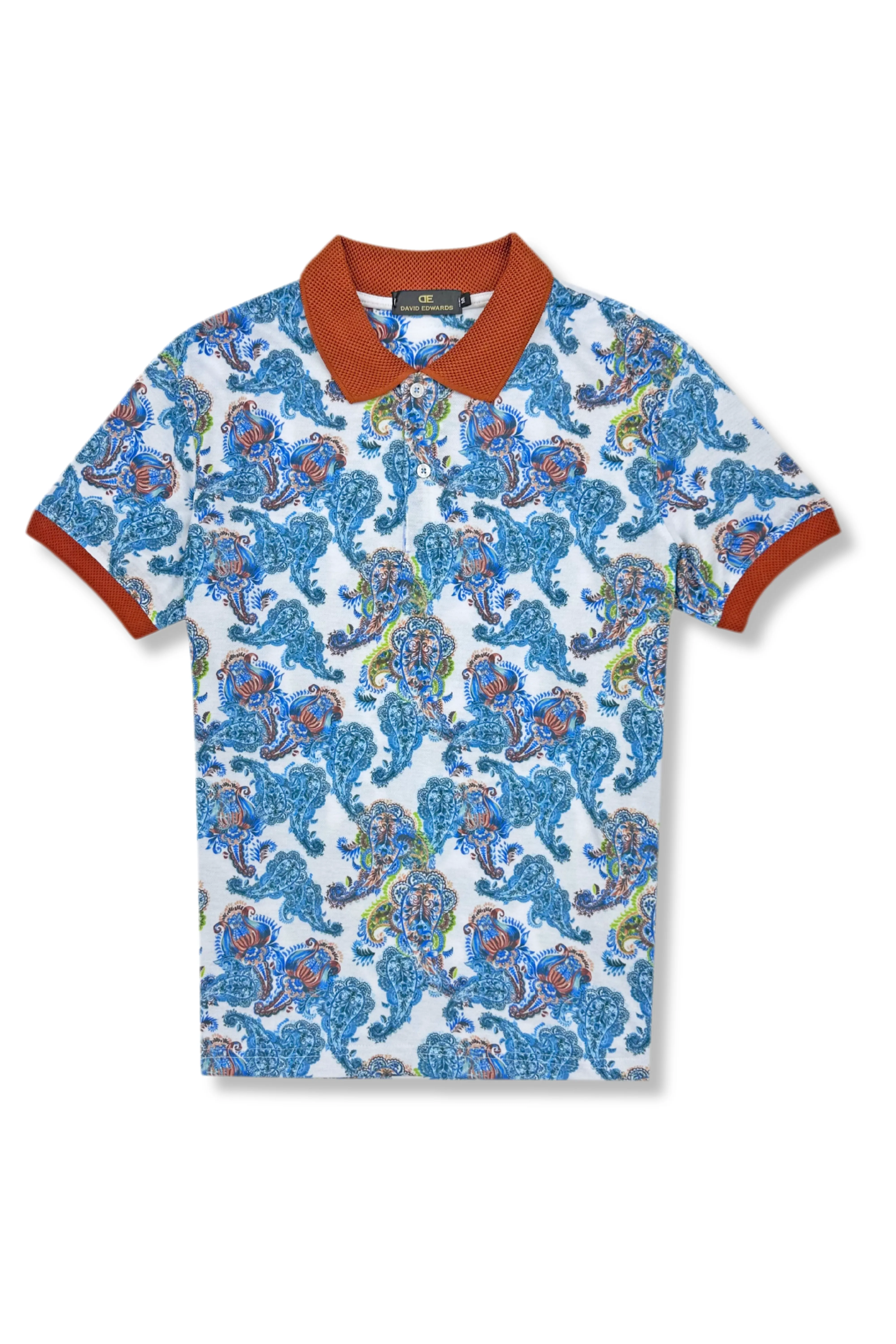 Drailes Printed Pique Polo Smart Fit