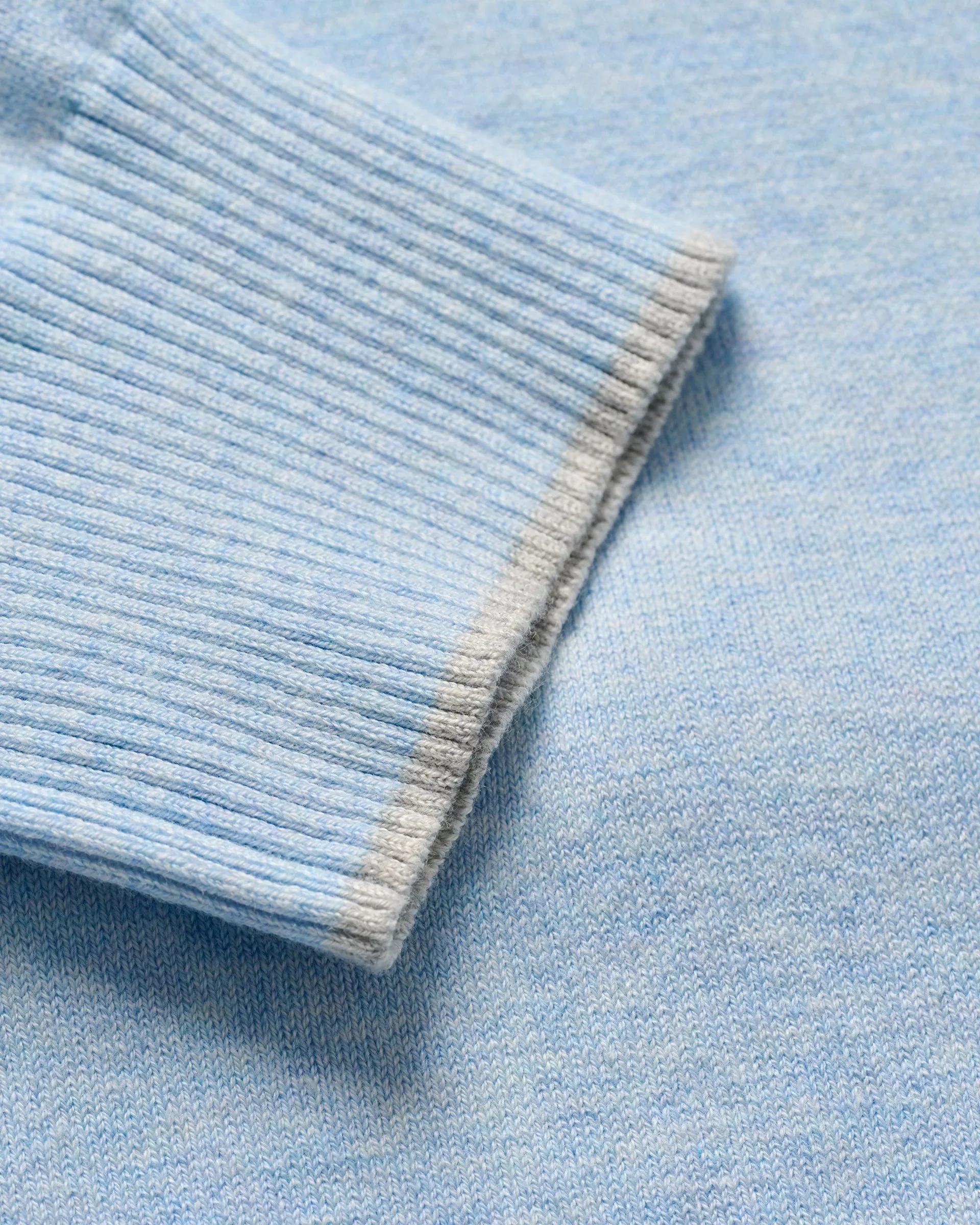 Ice Fit DoubleLayered Collar Wren Crewneck Sweater - Maliblu