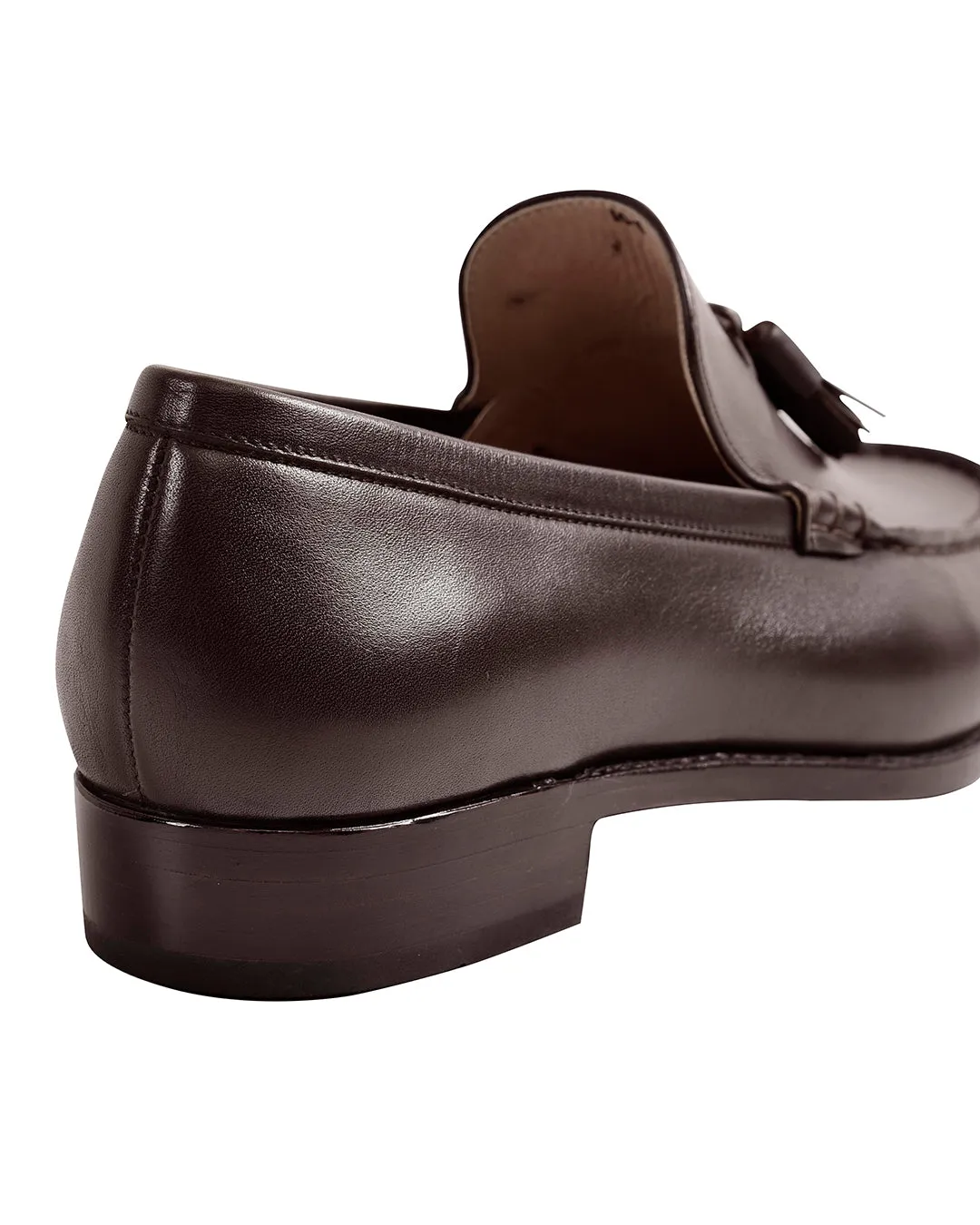Work Base Tassel Loafers Brown
