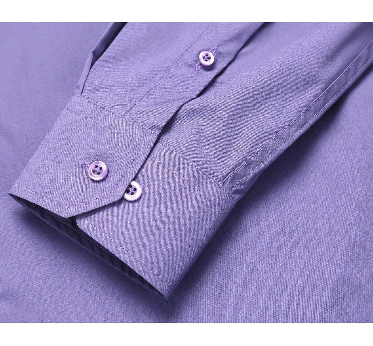 Edgy Fashion VERNO Lavender Classic/Regular Fit Long Sleeve Spread Collar Dress Shirt TC624